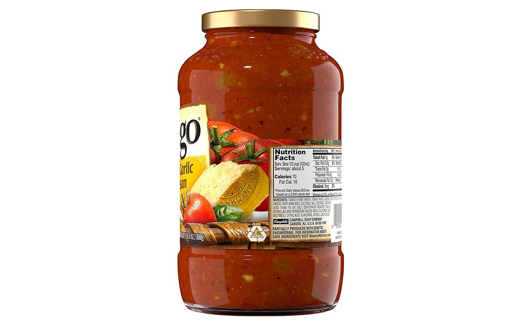 Prego Roasted Garlic Parmesan Italian Sauce   Glass Jar  680 grams